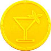 Wertmarken - Longdrink zu 500 in Gelb