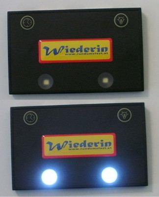 Beleuchtung Kellner Geldbörse - Münzfach - Wechselgeld Licht