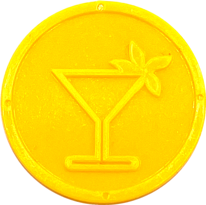 Wertmarken - Longdrink zu 500 in Gelb